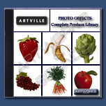 Artville Photo Objects PO012 - Complete Produce Library Vol.1.and.Vol.2