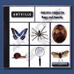 Artville Photo Objects - PO020- Bugs and Insects - stock photography images