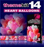 Editor's Themekit 14: Heart Balloons