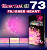 Editor's Themekit 73: Filigree Heart