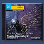 Photodisc Background Series BS26 - Studio Geometry 2